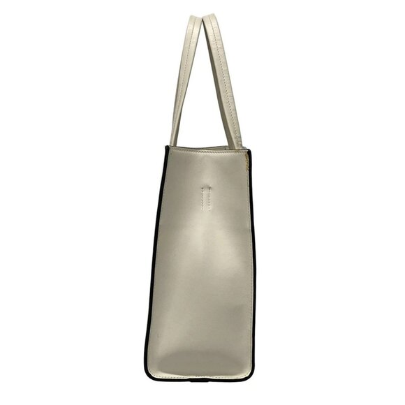 Auth PRADA - 1BG382 White Soft Calf Leather Tote Bag - Picture 4 of 16